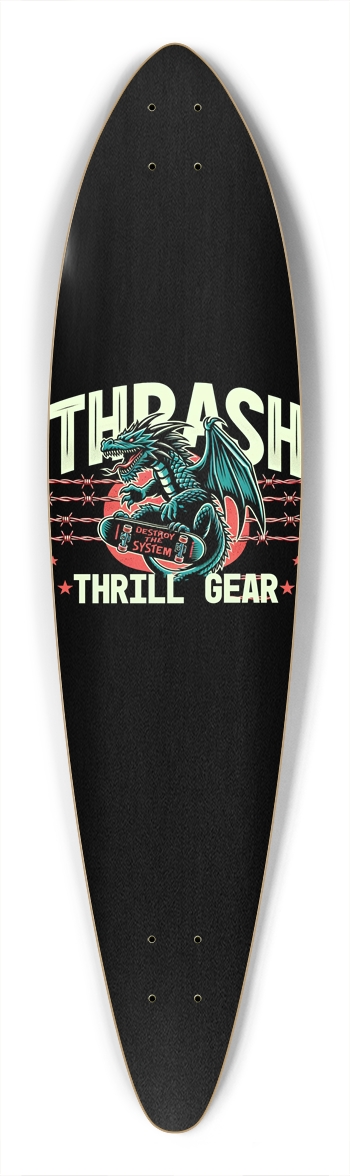 Thrash Thrill Gear – Pintail Longboard