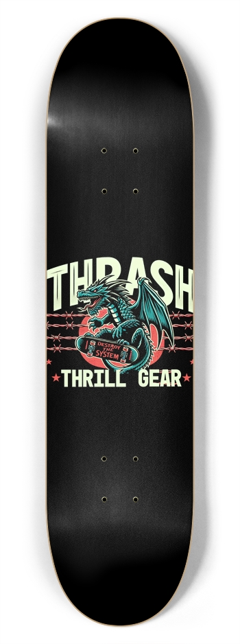 Thrash Thrill Gear – 7-3/4 Inch Deck 7-3/4 Skateboard Deck