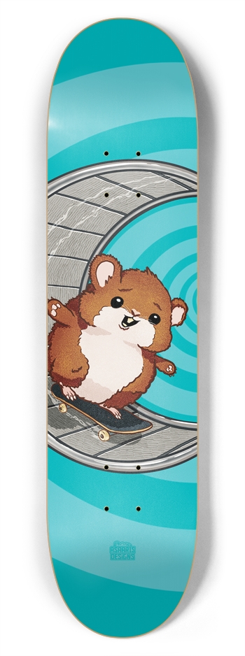 Hamster Wheel 7.75" 7-3/4 Skateboard Deck