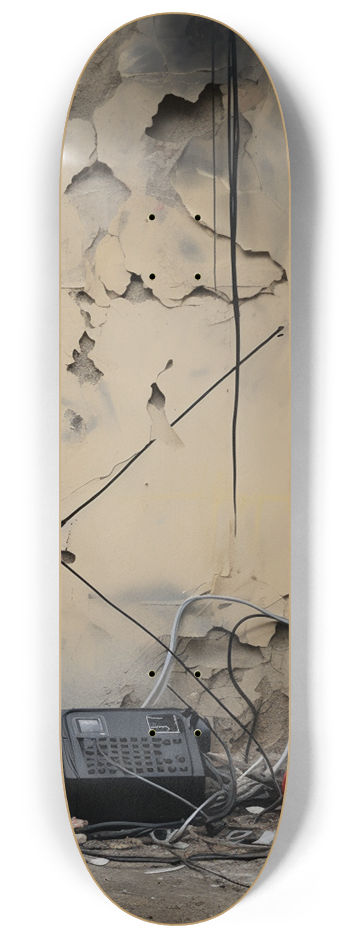 Banksy style "Whats on TV" Skateboard #3 8-1/4 Skateboard Deck