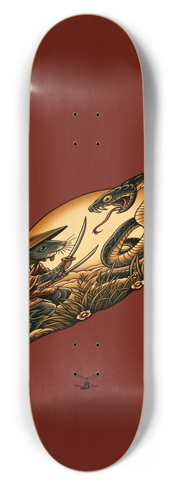 Samurai Rat, 8.5" 8-1/2 Skateboard Deck