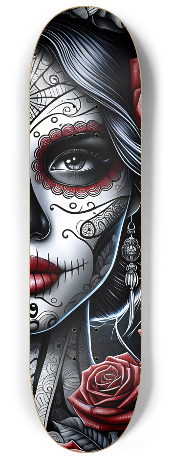 Dia de los Muertos Lady 2 decks Wall Series #2 8-1/4 Skateboard Deck