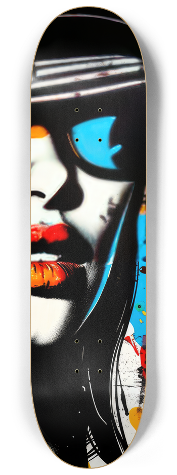 painted lady 3 Skateboard Series no1 #3 8-1/4 Skateboard Deck