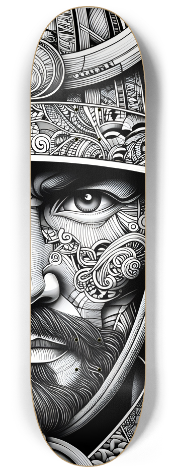 Samurai Warrior - 2 decks Wall Series #2 8-1/4 Skateboard Deck