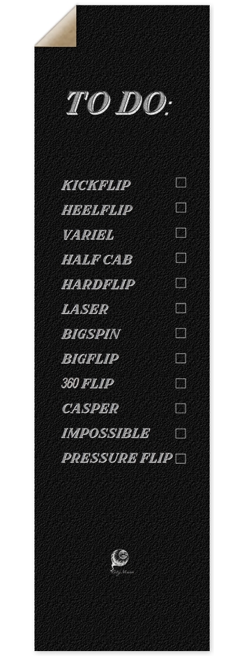 To Do List Griptape 9 x 33 Inch Griptape