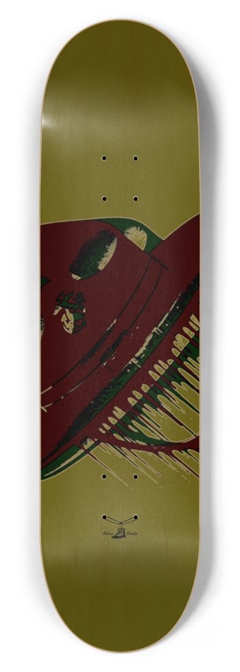 Kill Hat, 8.5" 8-1/2 Skateboard Deck