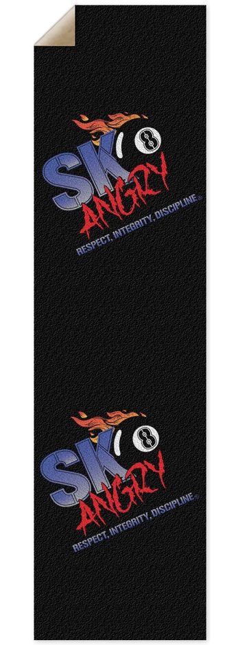 Flaming 8ball 9 x 33 Inch Griptape