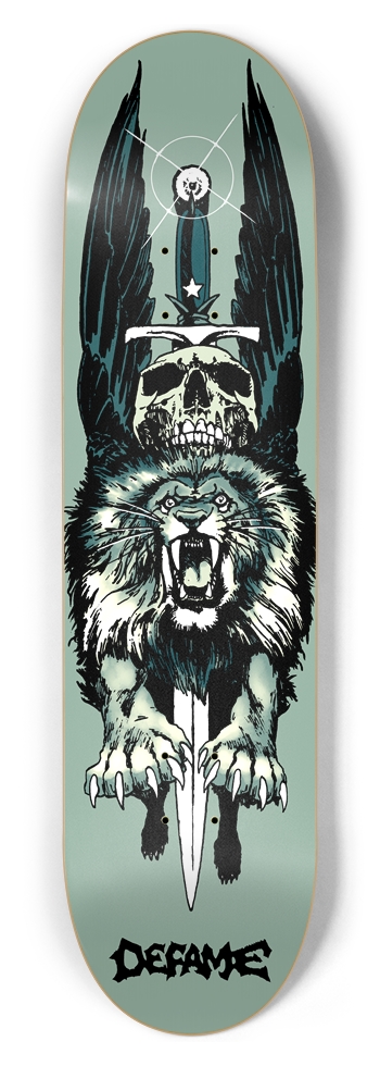 Lion Power 8-1/2 Skateboard Deck