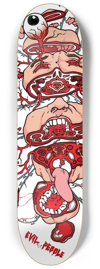 Face Splitter Deck 8.25" 8-1/4 Skateboard Deck
