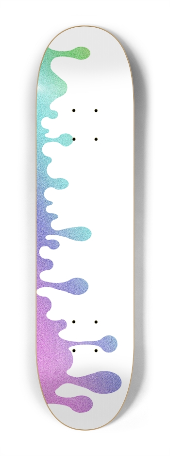 Dripping Glitter Mini 7.25 7-1/4 Mini/Kid Skateboard
