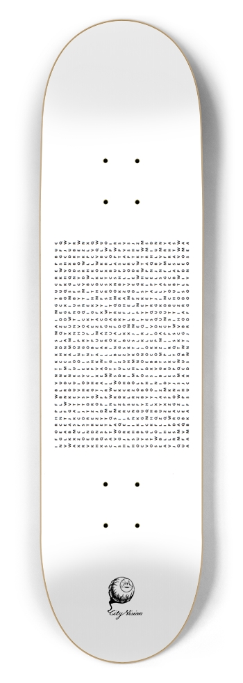 Word Search 8.50 8-1/2 Skateboard Deck