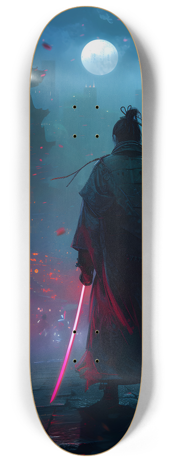 Ronin Skateboard Japanese Aesthetic Samurai #1 8-1/4 Skateboard Deck