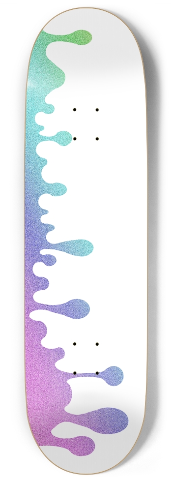 Dripping Glitter 9.00 9 Inch Skateboard