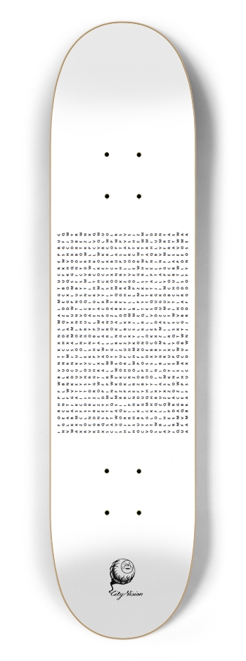 Word Search 7.50 7-1/2 Skateboard Deck