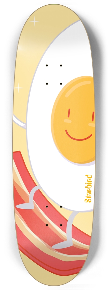 Starbird Breakfast Egg Skateboard Egg Shape
