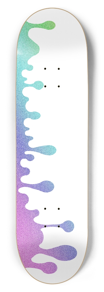 Dripping Glitter 8.75 8-3/4 Inch Skateboard