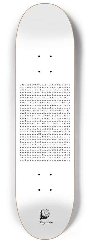 Word Search 8.25 8-1/4 Skateboard Deck