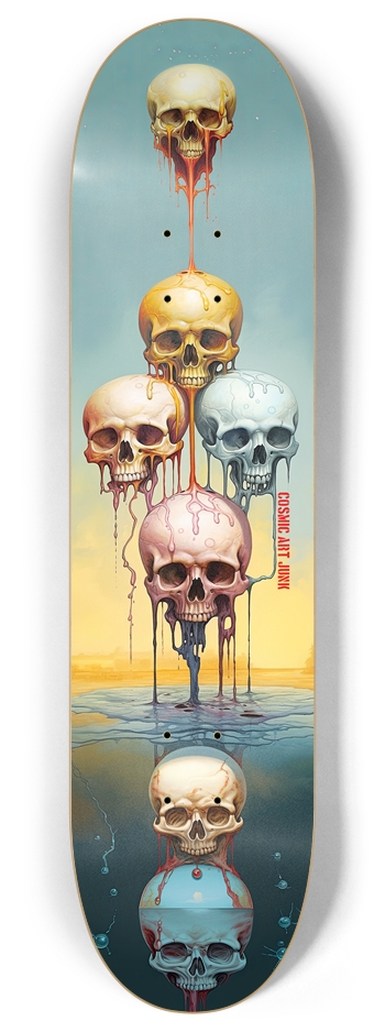 CAJ SKULLS LG 8 Inch Skateboard Deck