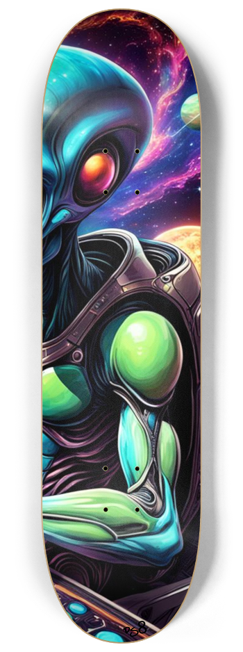Alien Skateboard Series #3 8-1/4 Skateboard Deck