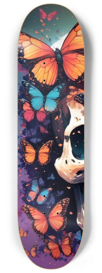 Fading Skull Skateboard Series #1 8-1/4 Skateboard Deck