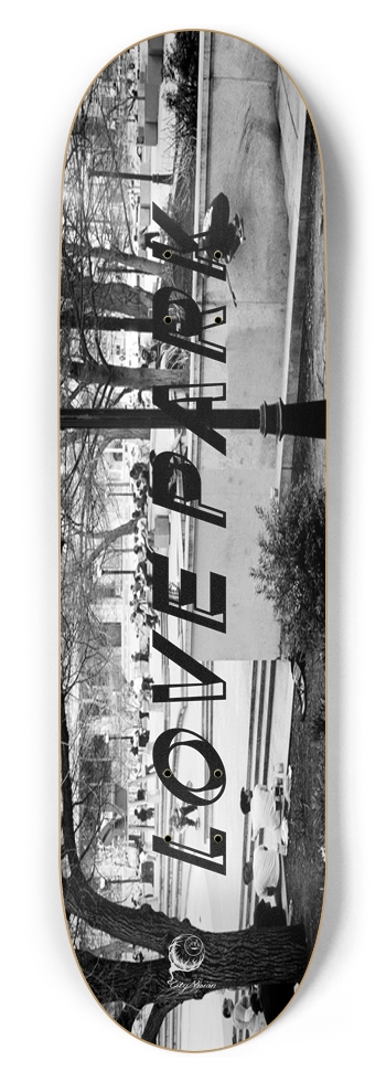 Love Park (Philadelphia) 8.75 8-3/4 Inch Skateboard