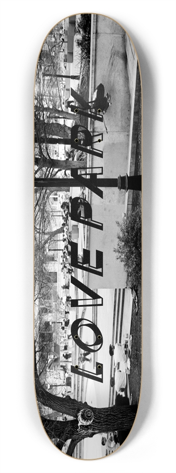 Love Park (Philadelphia) 7.75 7-3/4 Skateboard Deck