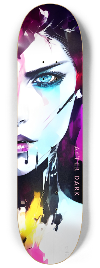 Red Eye/Blue Eye #2 8-1/4 Skateboard Deck