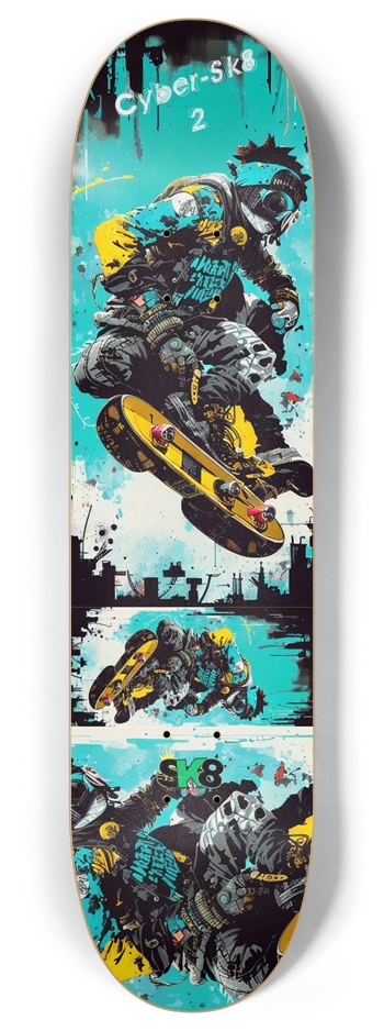 Cyber-Sk8 2 8 Inch Skateboard Deck