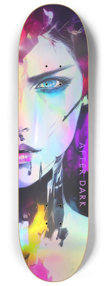 Red Eye/Blue Eye Holographic #2 8-1/4 Skateboard Deck