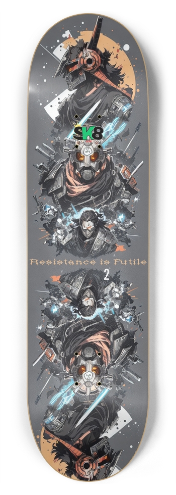 Resistance 2 8-3/4 Inch Skateboard