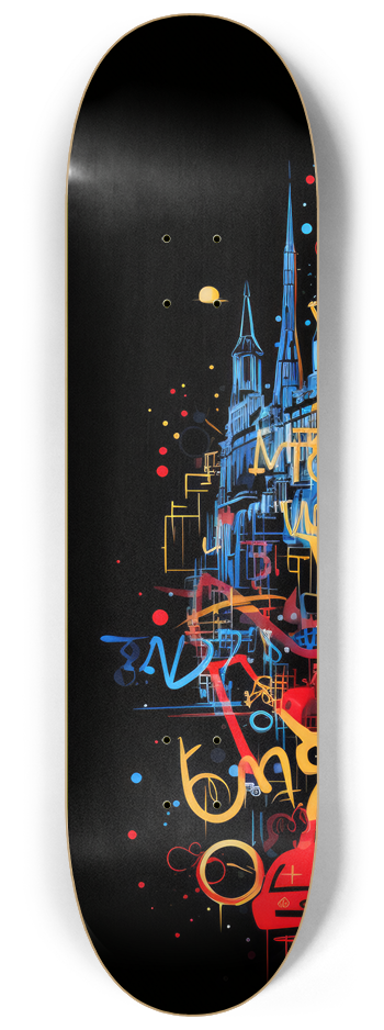 London Graffiti Skateboard Series #1 8-1/4 Skateboard Deck