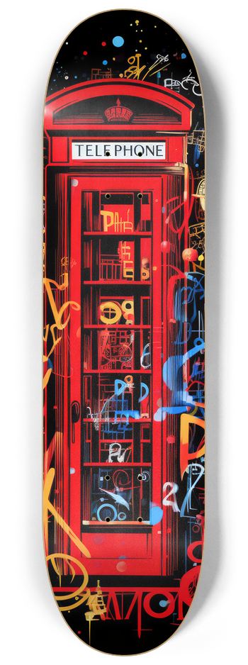 London Graffiti Skateboard Series #2 8-1/4 Skateboard Deck