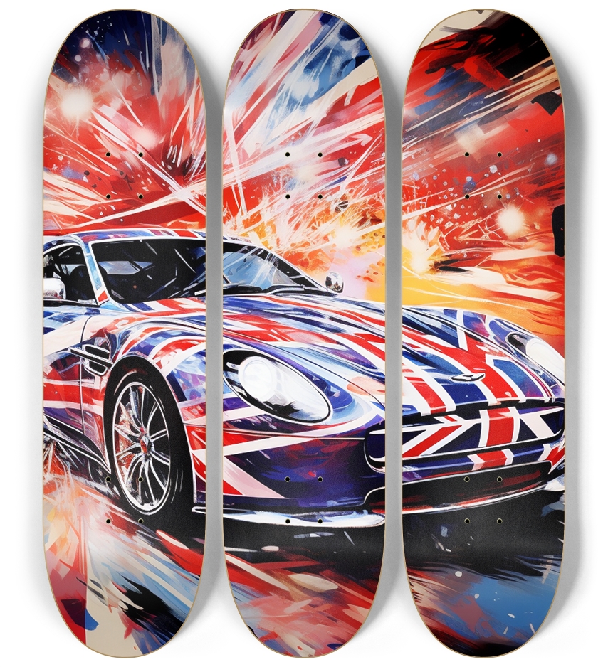3 Deck Aston Martin  Series 3 Deck Wall Series