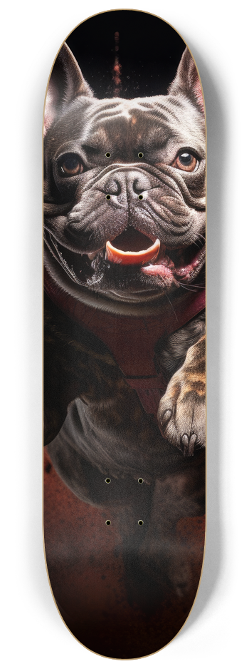 Flying French Bulldog Skateboard Series #2 8-1/4 Skateboard Deck