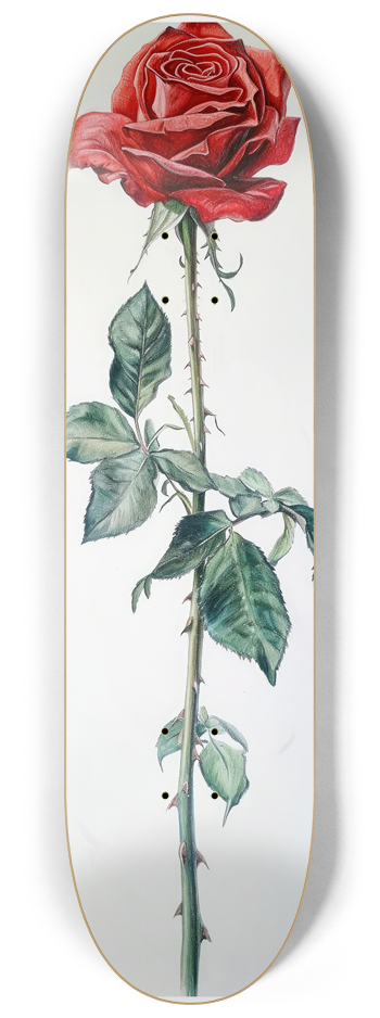 3 Roses Skateboard Series #1 8-1/4 Skateboard Deck