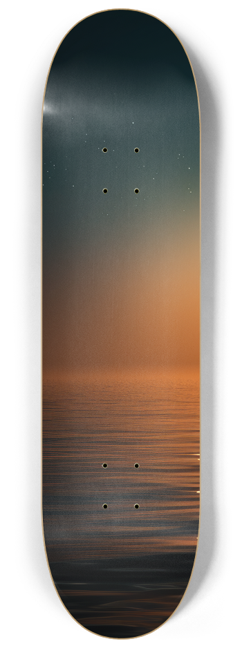 sailing at sunset Skateboard Series #1 8-1/4 Skateboard Deck