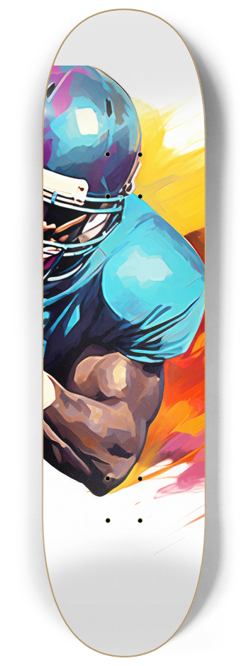 American footballer Skateboard Series #3 8-1/4 Skateboard Deck