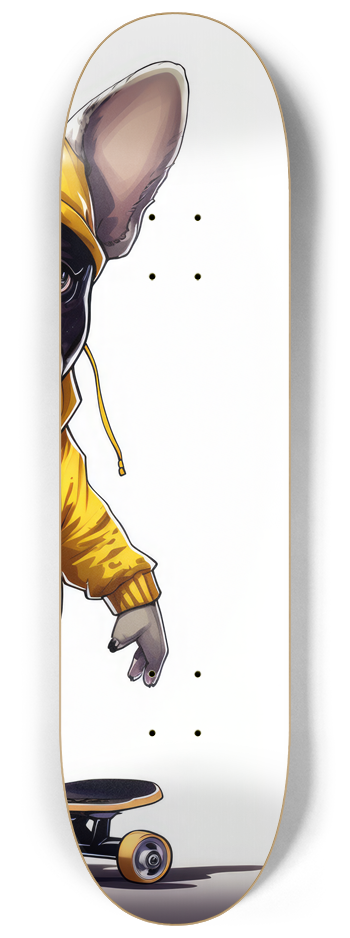 french bulldog Skateboard Series #3 8-1/4 Skateboard Deck
