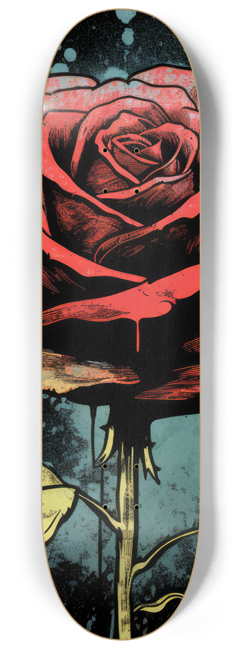 A Rose A rose Skateboard Series #2 8-1/4 Skateboard Deck