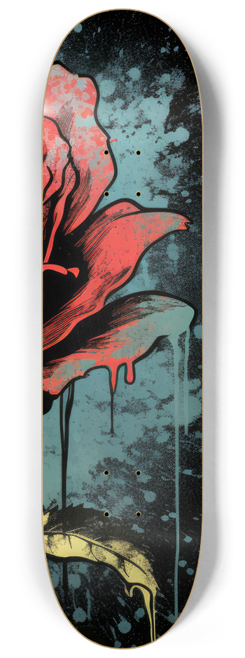 A Rose A rose Skateboard Series #3 8-1/4 Skateboard Deck