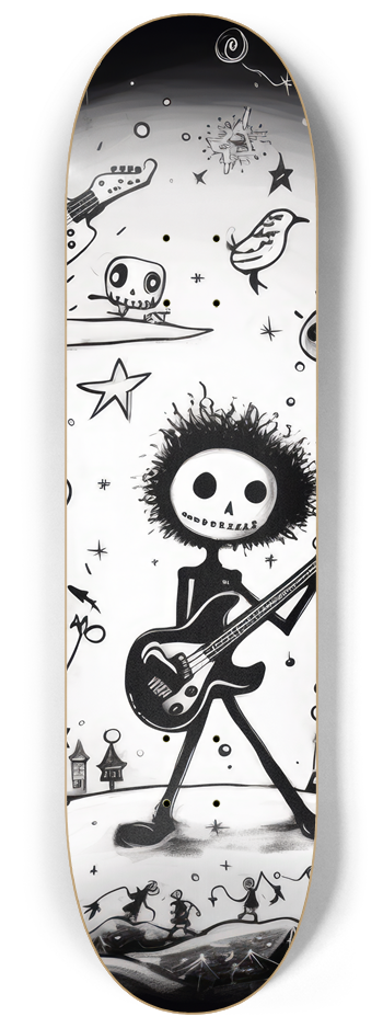 Heavy Metal Band Skateboard Series #2 8-1/4 Skateboard Deck