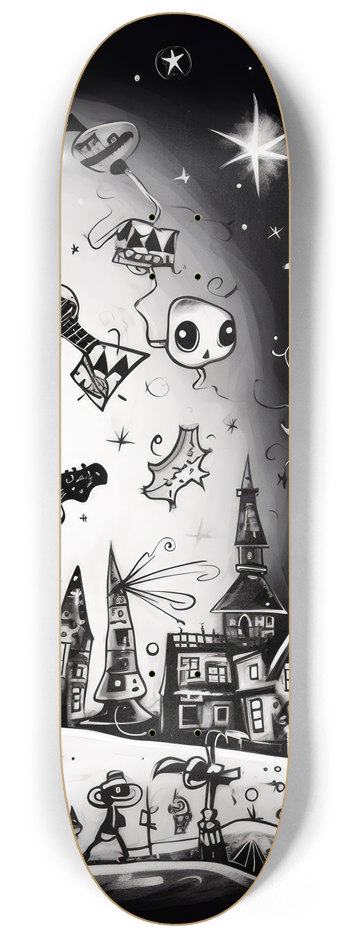 Heavy Metal Band Skateboard Series #3 8-1/4 Skateboard Deck