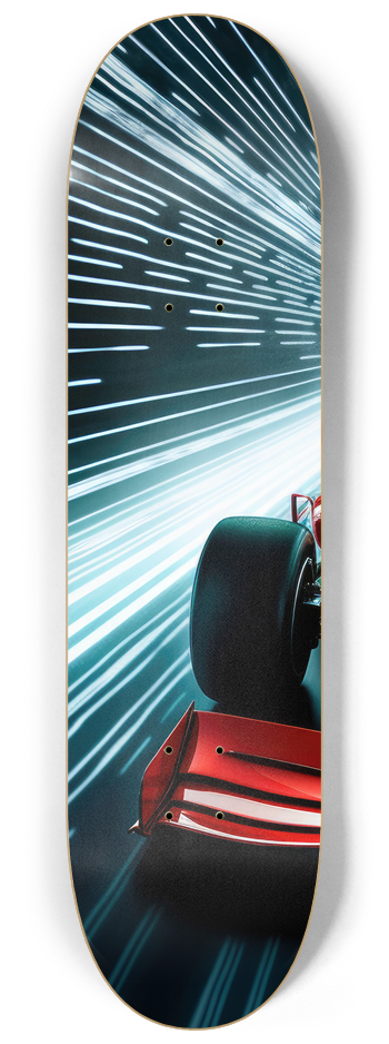 Warp Speed Car Skateboard Series #1 8-1/4 Skateboard Deck