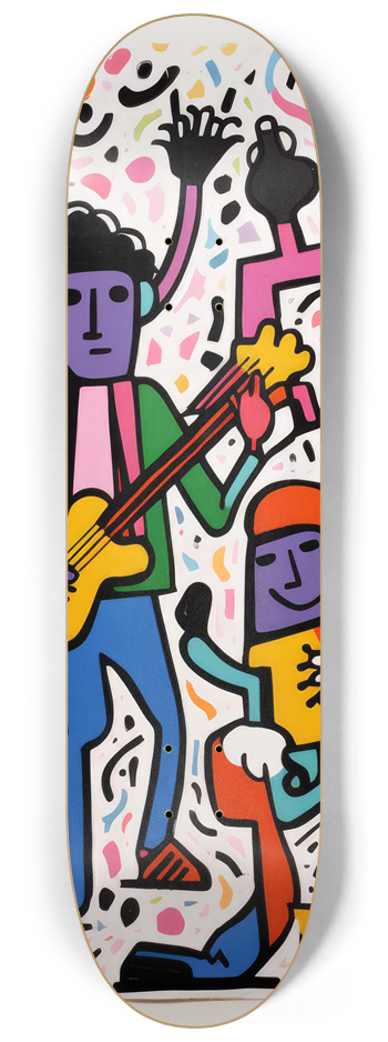 the band Skateboard Series #1 8-1/4 Skateboard Deck