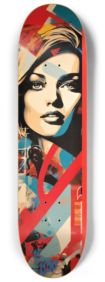 Scrapbook Ladies Skateboard Series #1 8-1/4 Skateboard Deck