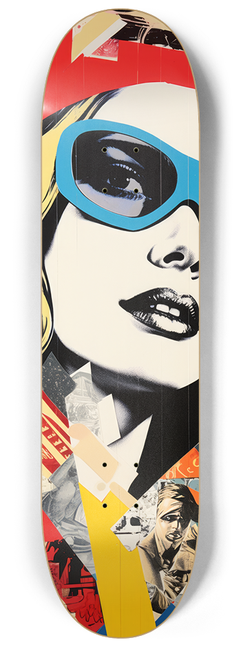 Scrapbook Ladies Skateboard Series #3 8-1/4 Skateboard Deck