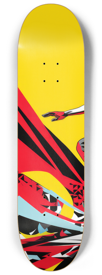 Pop Art Skateboarder Series #1 8-1/4 Skateboard Deck