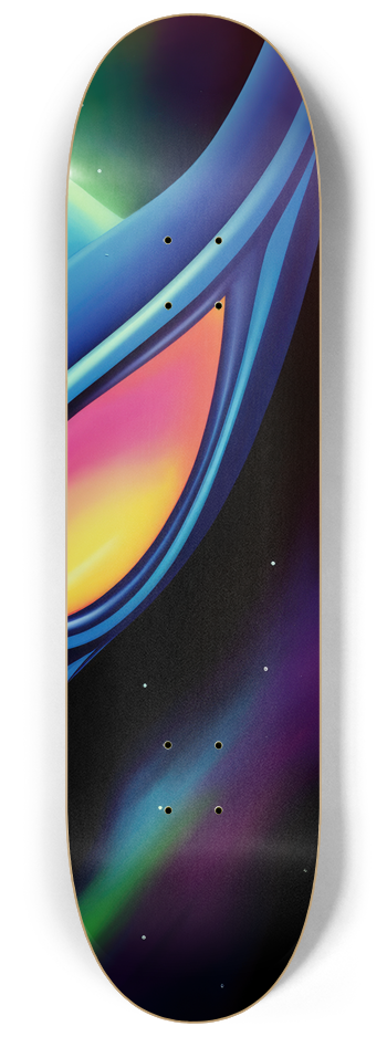 Glow in the Dark Alien Skateboard Series #3 8-1/4 Skateboard Deck