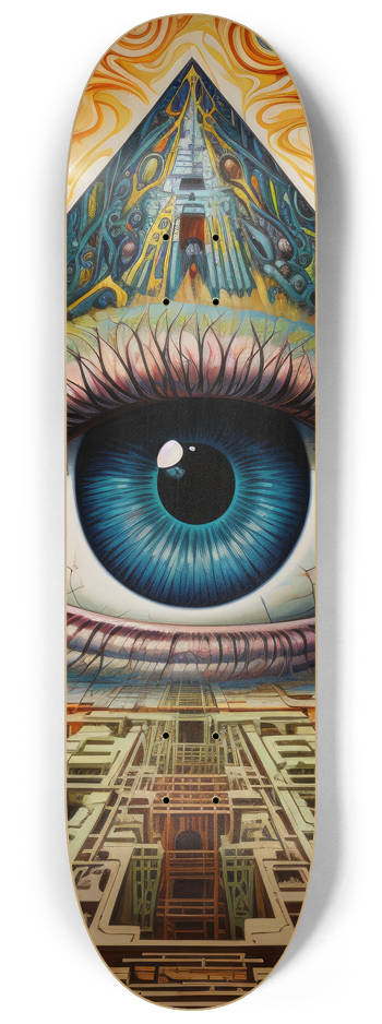 The Eye Skateboard Series #2 8-1/4 Skateboard Deck