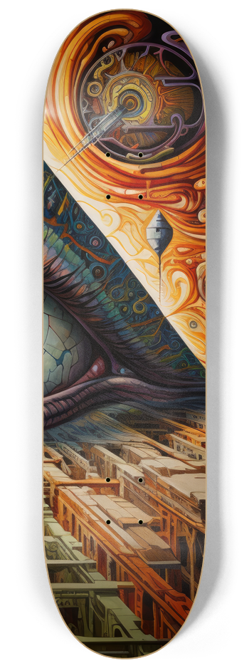 The Eye Skateboard Series #3 8-1/4 Skateboard Deck